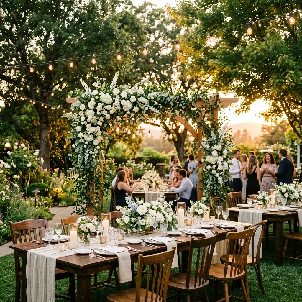 Outdoor garden event